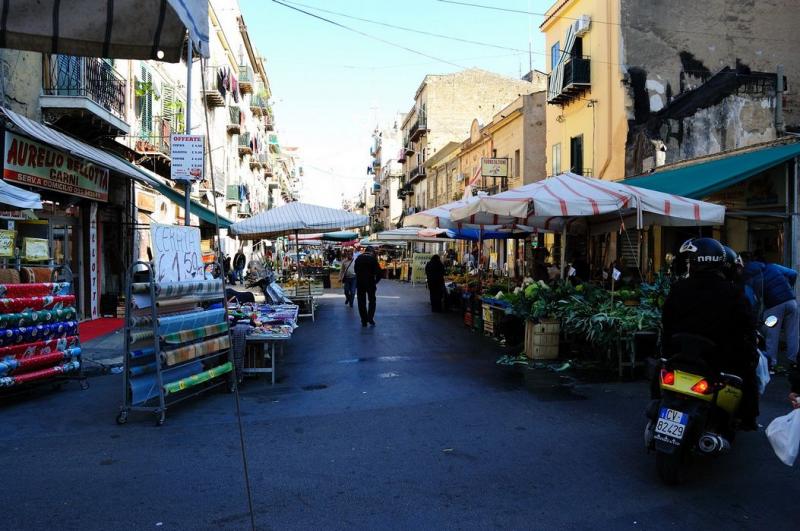 Markt auf Sizilien
